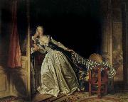 Jean Honore Fragonard The Stolen Kiss USA oil painting artist